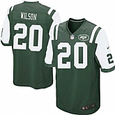 Nike Men & Women & Youth Jets #20 Wilson Green Team Color Game Jersey,baseball caps,new era cap wholesale,wholesale hats